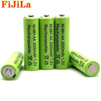 4 ~ 20 БР 1,2 3000 мА/ч, NI MH AA Батерии за предварително зареждане, акумулаторни NI-MH Акумулаторни батерии за домакински уреди Micrfono De La Cmara Изображение