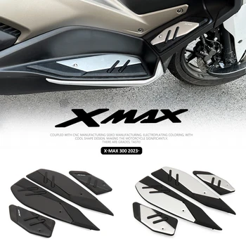 Новост За Yamaha XMAX 300 2017-2024 X-MAX 300 400 250 125 Мотоциклетни Стъпала Плоча устойчива на плъзгане Педальная Плоча Поставка За Краката, Поставка за крака Изображение