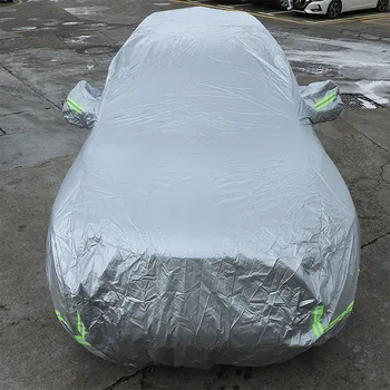 За Nissan Pathfinder 2013-2018 Авто слънцезащитен крем, защита от прах, дъжд и сняг, защита от ултравиолетови лъчи, с пълно покриване на автомобили, автомобилни аксесоари Изображение