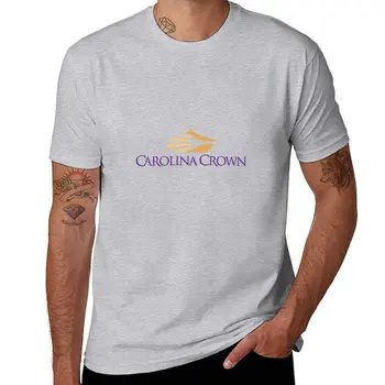 Нова тениска с логото на Carolina Crown, естетична облекло, тениски по поръчка, създайте свои собствени летни блузи, естетична облекло, тениски за мъже Изображение