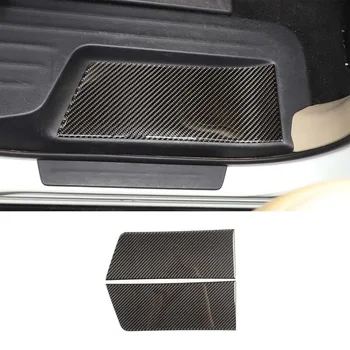За 2013-2018 Nissan Pathfinder Леки автомобили предния ред от карбон, Вградена стикер на прага на аксесоари за интериора на автомобила, 2 бр. Изображение