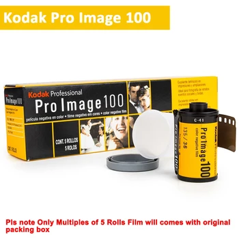 1-5 ролята на Kodak 135 Film Pro Image 100 Професионален цвят негативна филм 35 мм Филм 36 Експозицията ISO 160 за камери с формат 135 Изображение