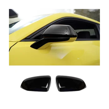 Капак Огледала за обратно виждане Странични врати, Тампон на Капаци Огледала за обратно виждане за Chevrolet Camaro 2017-2022 Аксесоари - ABS Черна Изображение