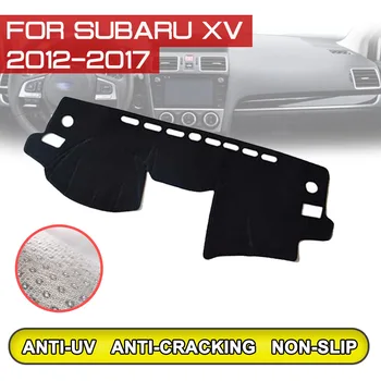 Подложка за арматурното табло на автомобила, мръсен нескользящий подложка за арматурното табло, UV-защитна козирка за Subaru XV 2012 2013 2014 2015 2016 2017 Изображение