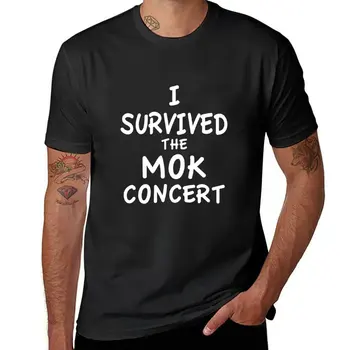 Нова тениска с концерта I SURVIVED THE MOK, дрехи с аниме, спортна риза, блуза, мъжки ризи Изображение