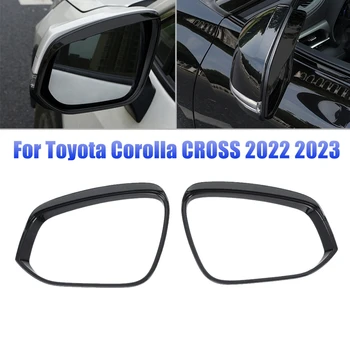1 Чифт автомобилни огледала за обратно виждане от дъжд за Toyota Corolla CROSS 2022 2023, странично огледало от дъжд, декоративна капачка за вежди Изображение