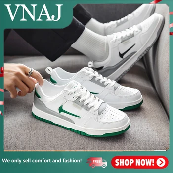 VNAJ/ Дизайнерски мъжки обувки, Ежедневни Обувки на платформа, Мъжки Вулканизированная обувки, обувки за Скейтборд в дебела подметка, Zapatos Hombre Изображение