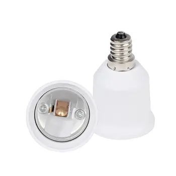 Винт за контакт на електрическата крушка, адаптер за контакта E17 за цокъл на лампата E27, Нов конвертор на притежателя на лампи за led прожектор с царевично крушка Изображение